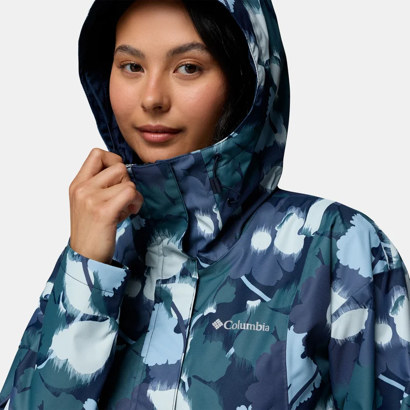 Columbia Blue Women's Hikebound Printed Jacket for Women | Best Price UAE